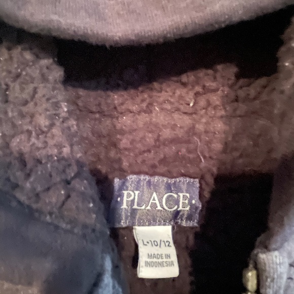 Boys Childrens Place Fleece-lined Jacket, Size Large 10/12 - Picture 2 of 3